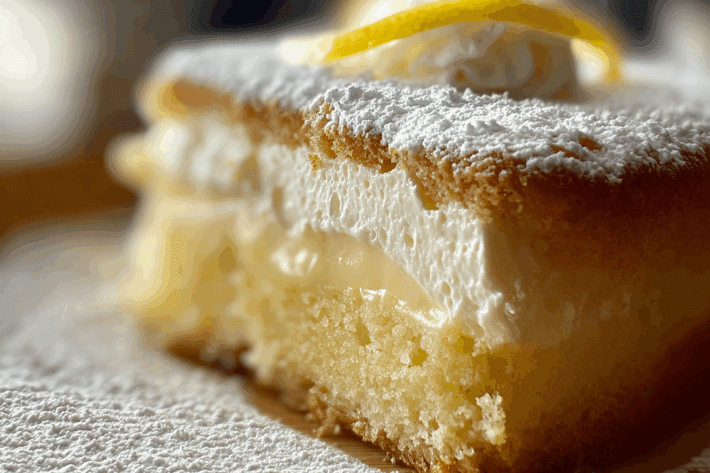 Homemade Copycat Olive Garden Lemon Cream Cake