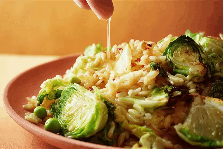 Leek, Pea & Spinach Orzo