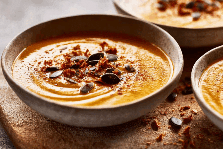 Spicy pumpkin soup