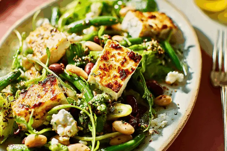 Baked Feta & Bean Salad