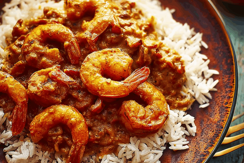 Curry Prawns
