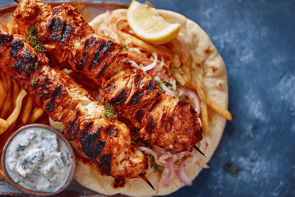 Big Barbecue Chicken Kebab