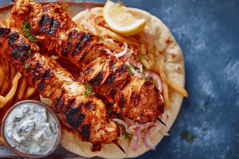 Big Barbecue Chicken Kebab