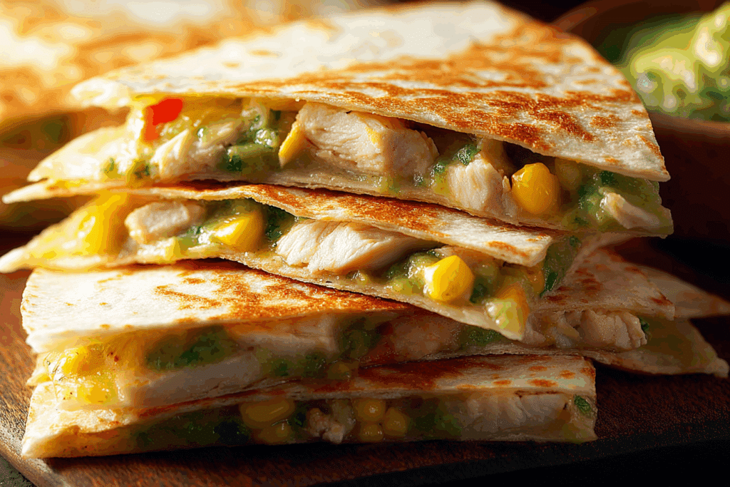 Chicken Verde Quesadillas: A Zesty, Cheesy Comfort Food Favorite