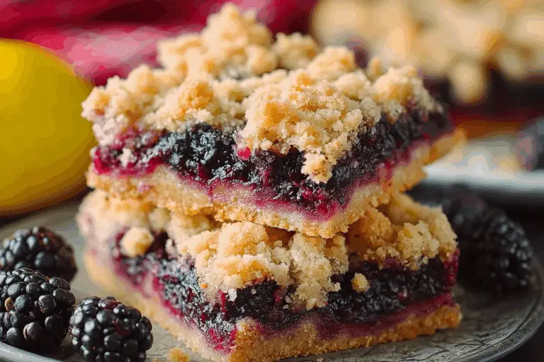 Blackberry Crumb Bars