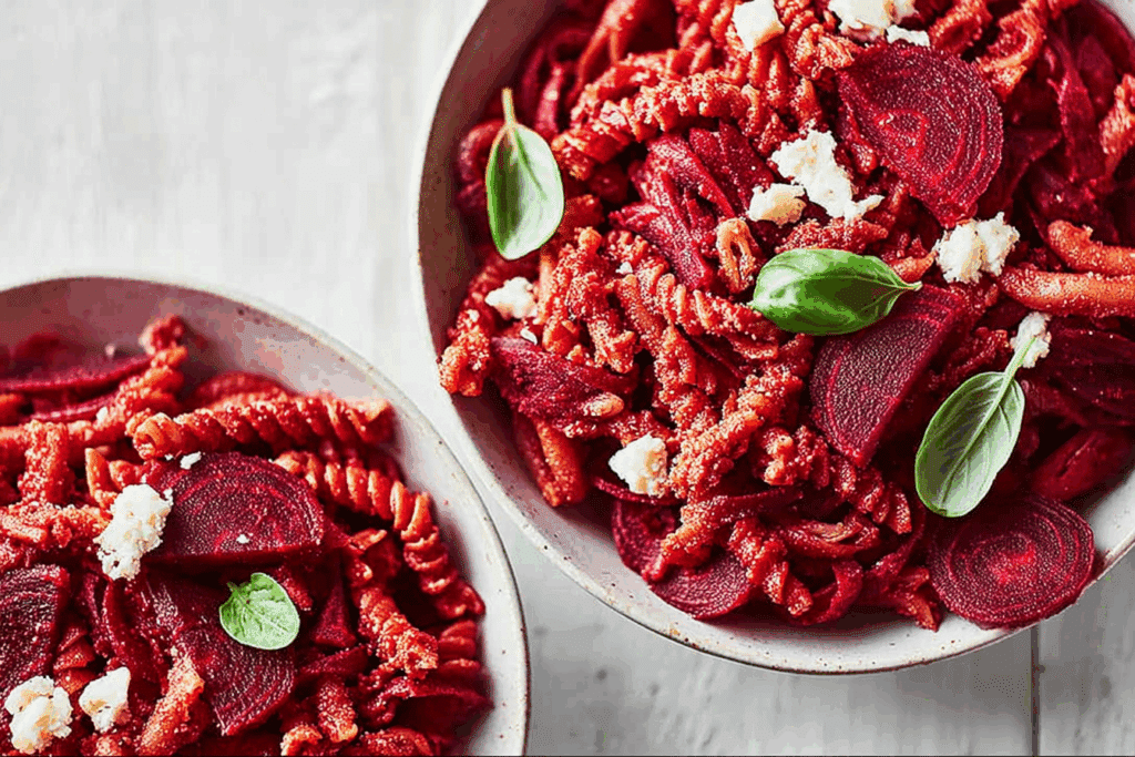 Beetroot & Feta Pasta