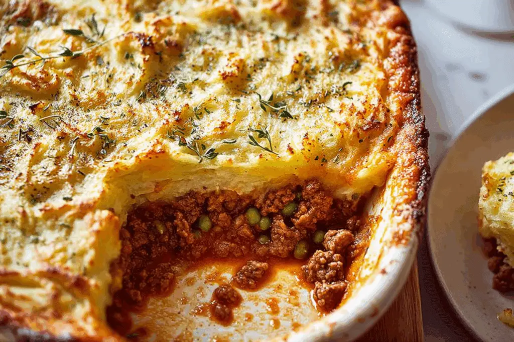 Lamb, harissa & cauliflower shepherd’s pie