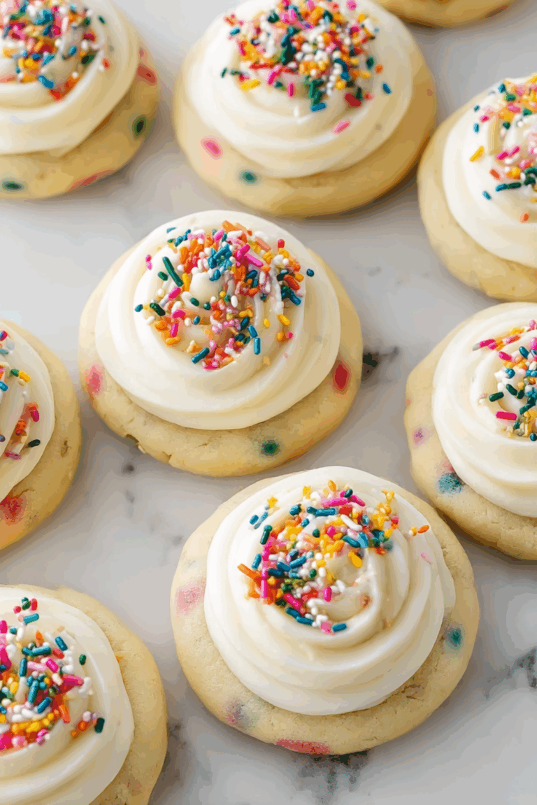 Copycat Crumbl Birthday Cake Cookies
