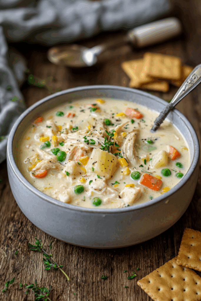 Chunky Creamy Chicken Soup