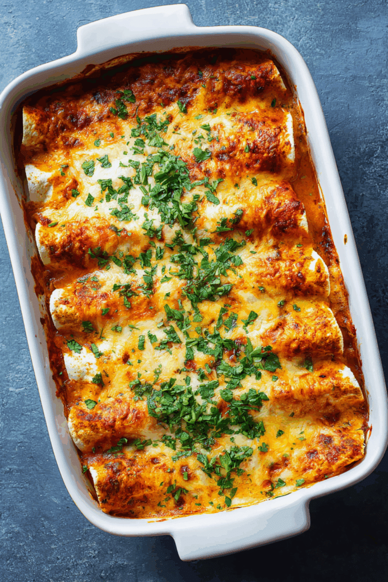 Rolled Shrimp Enchiladas
