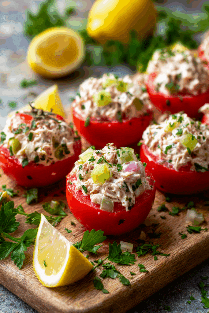 Tuna Stuffed Tomatoe