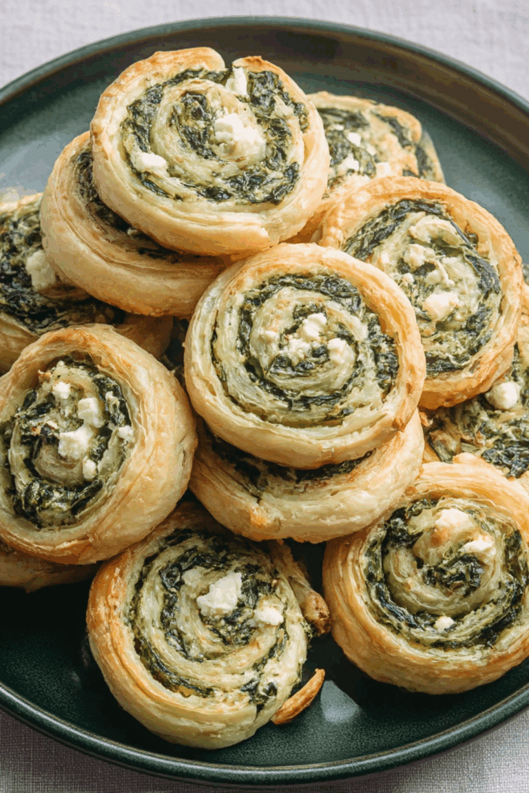Spinach and Feta Pinwheels