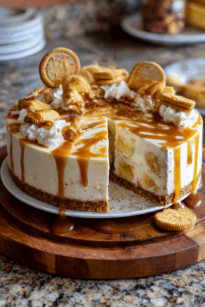 No-Bake Banana Pudding Cheesecake
