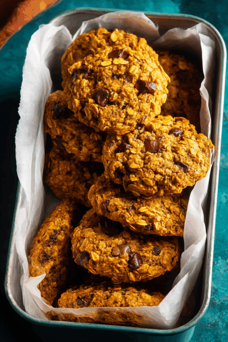 Pumpkin Oatmeal Cookies