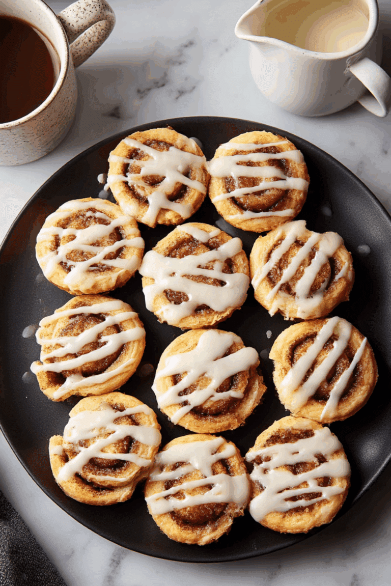 Golden-Brown Pie Crust Cinnamon Rolls