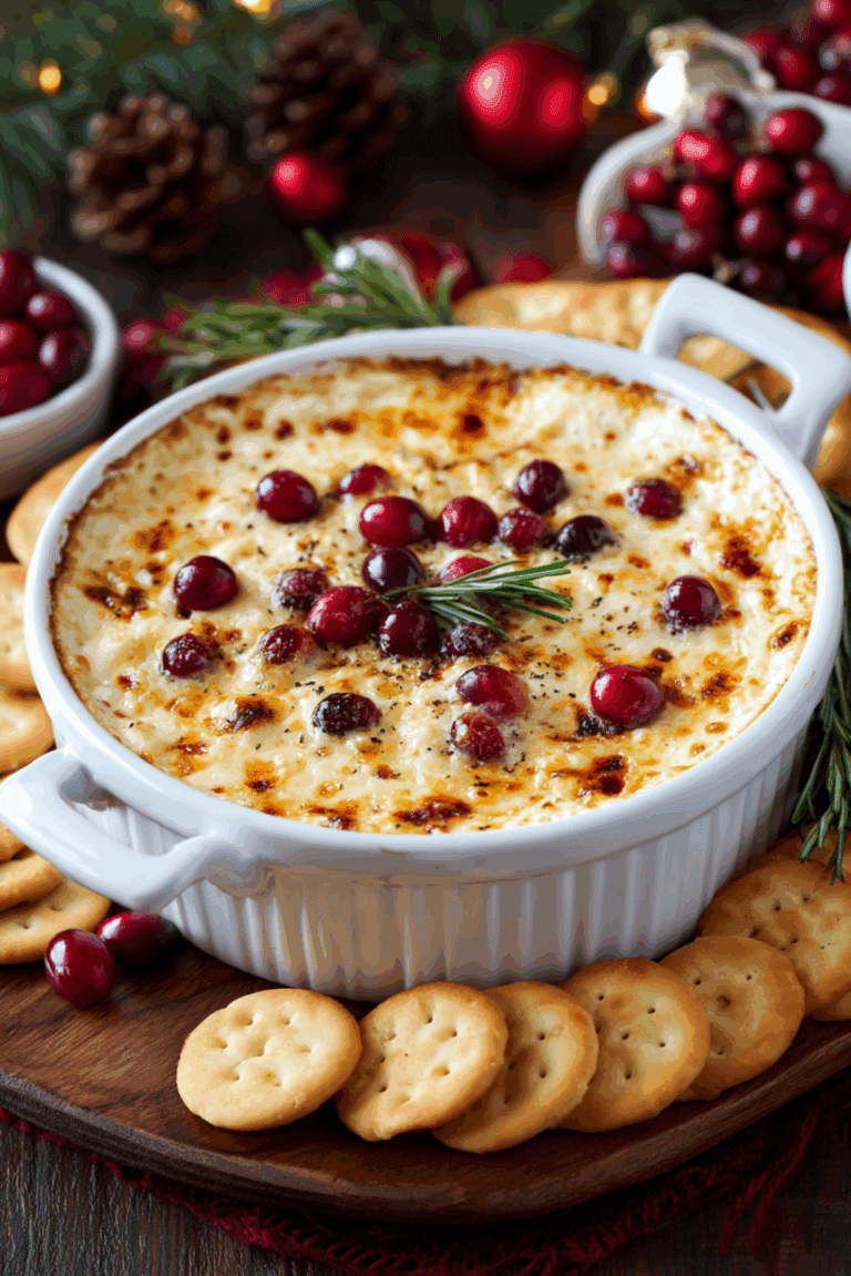 Baked Cranberry Cream Cheese Dip