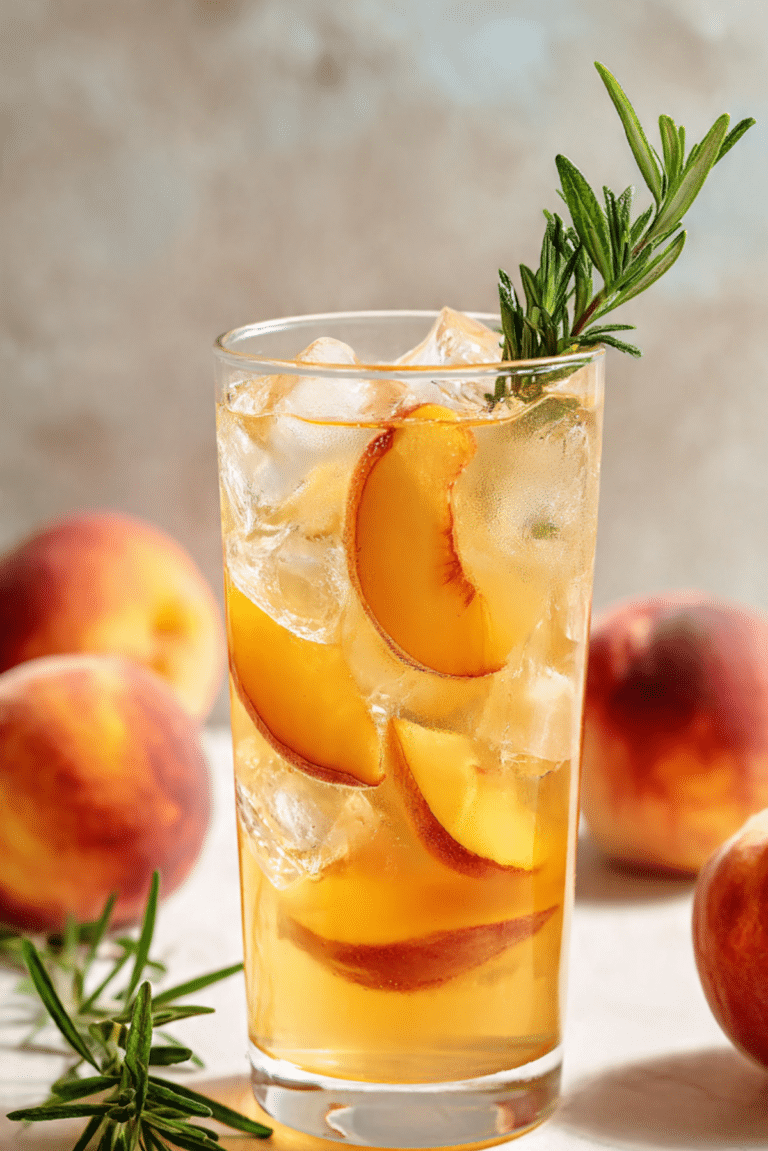 Cold Peach Drink