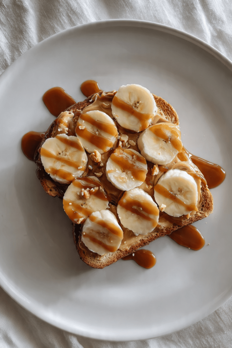Date Peanut Toast
