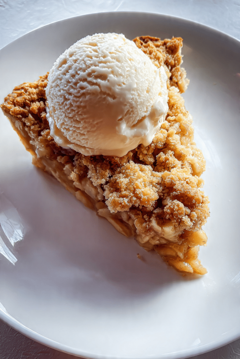 Apple Crumble Pie
