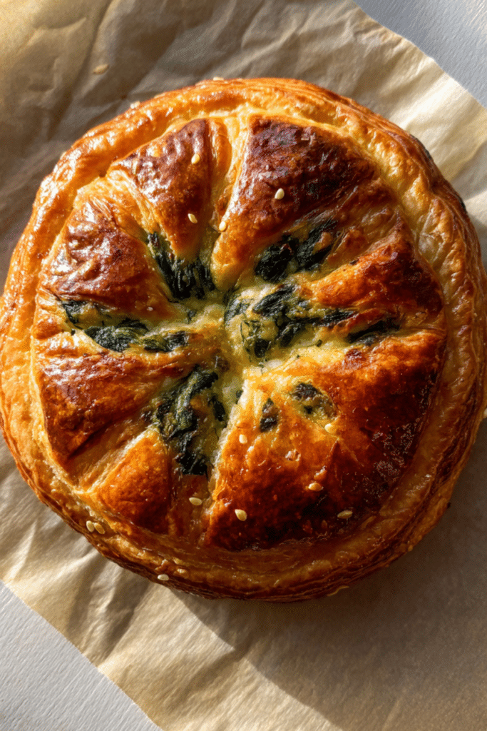 Spinach & Cheese Stuffed Pastry