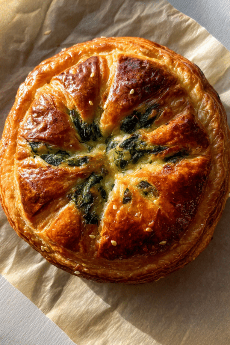 Spinach & Cheese Stuffed Pastry