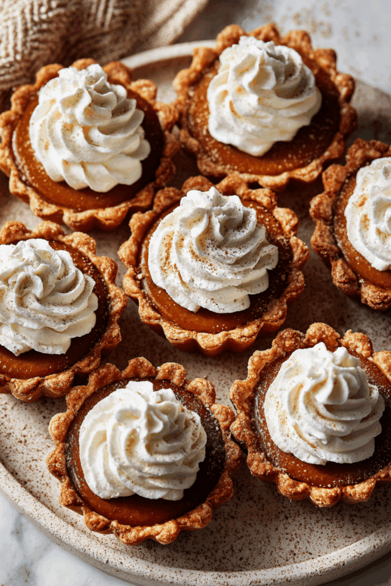 Mini Pumpkin Pies