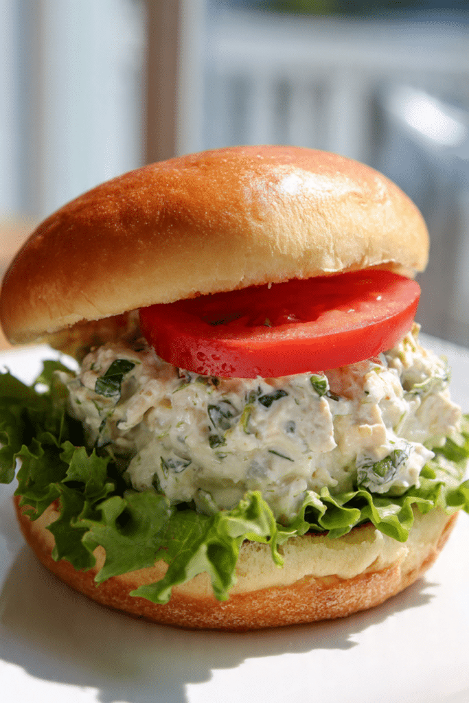 Lemon Basil Chicken Sandwich