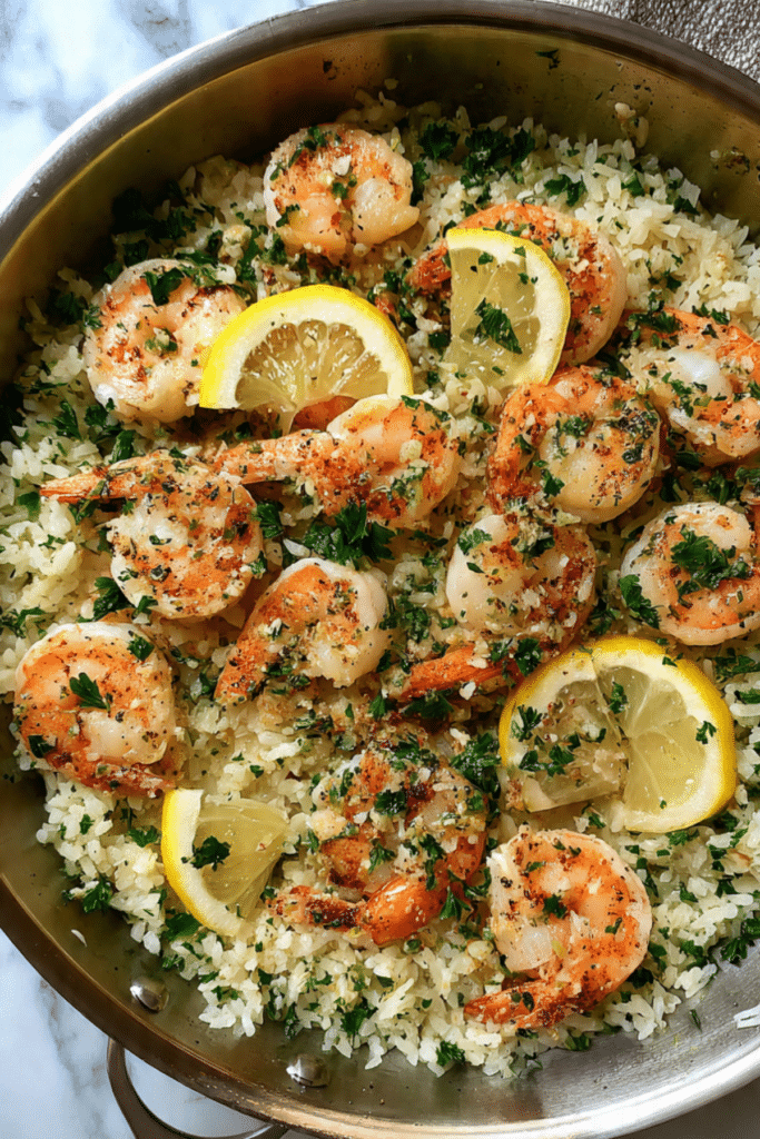 Shrimp Garlic Rice