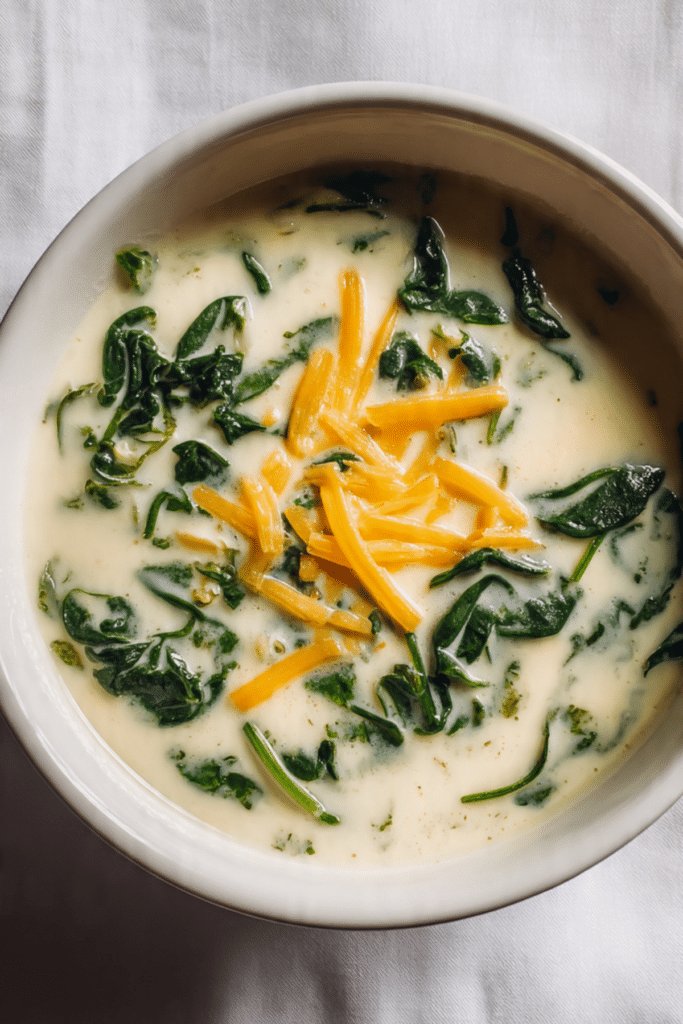 Creamy Spinach Potato Soup