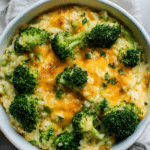 Cheesy Broccoli Rice Bake