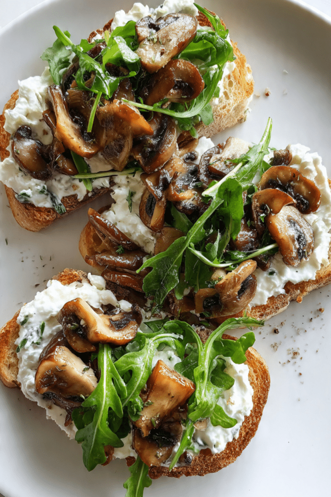 Creamy Mushroom Toast
