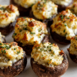 Baked Cheese Stuffed Mushrooms