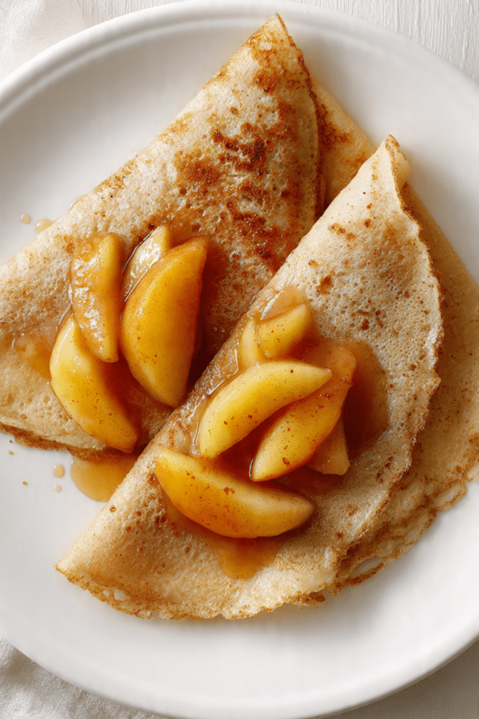 Whole Wheat Apple Crêpes