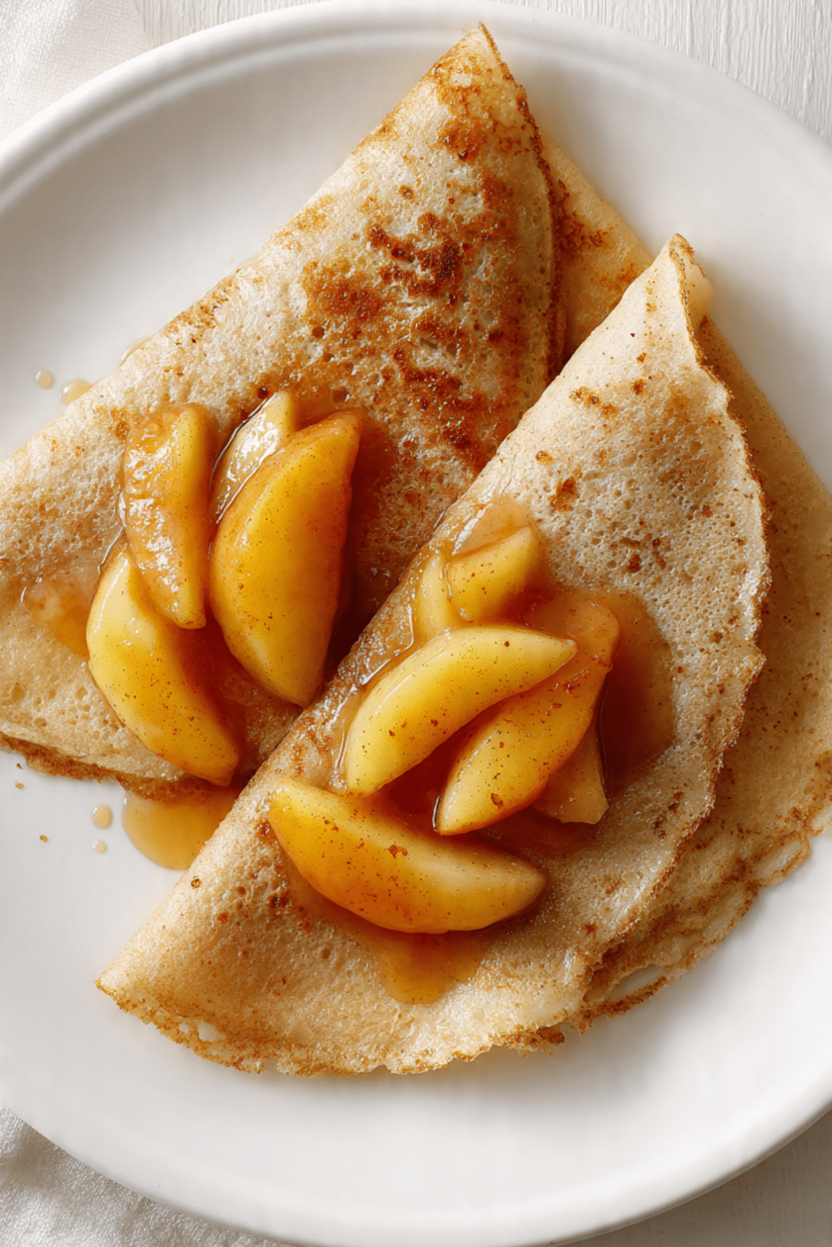 Whole Wheat Apple Crêpes