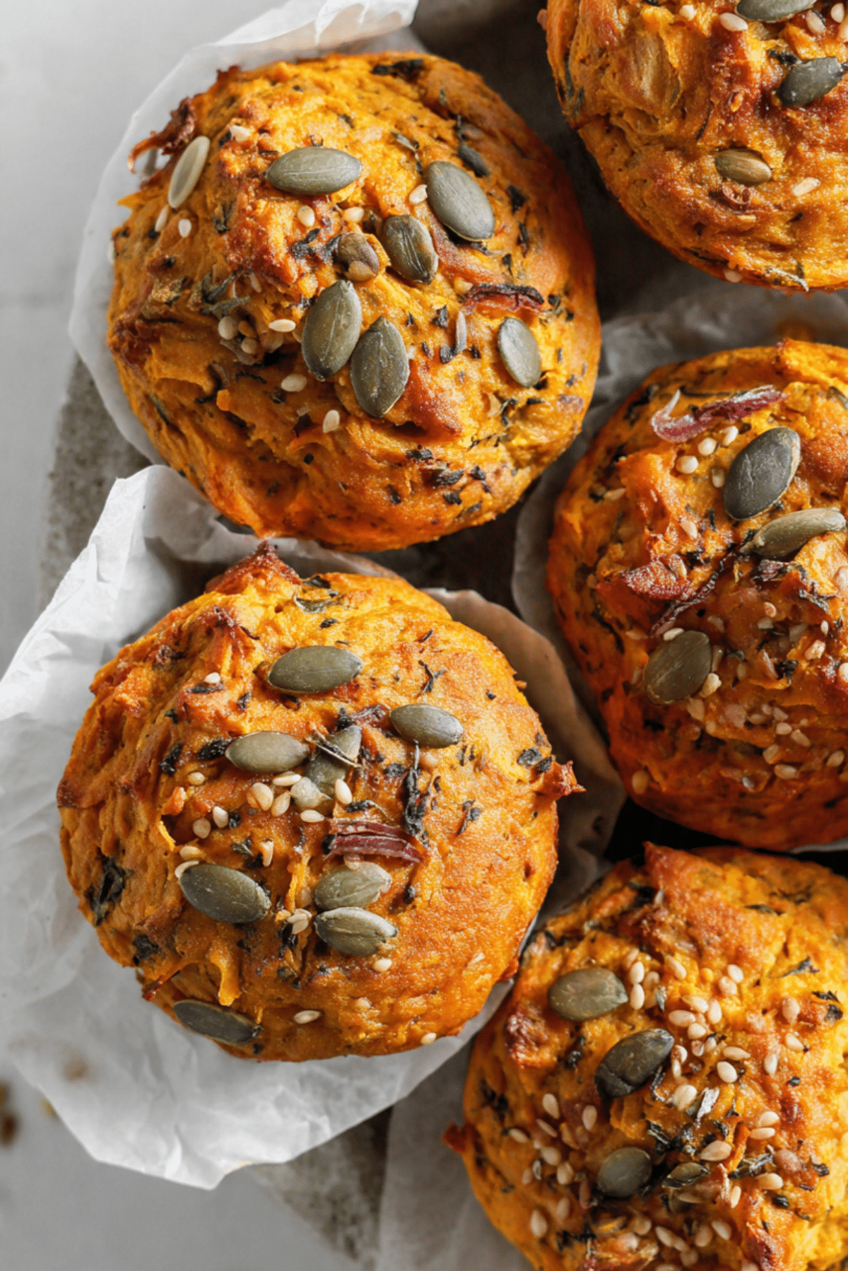 Savory Sweet Potato Muffins