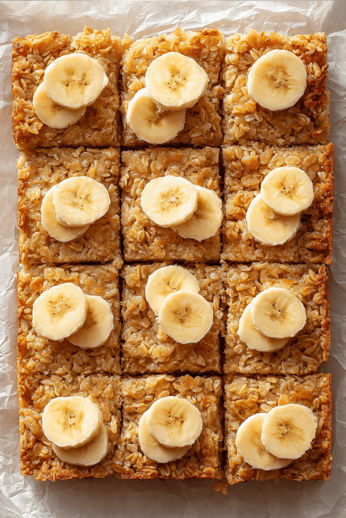 Baked Banana Rice Squares