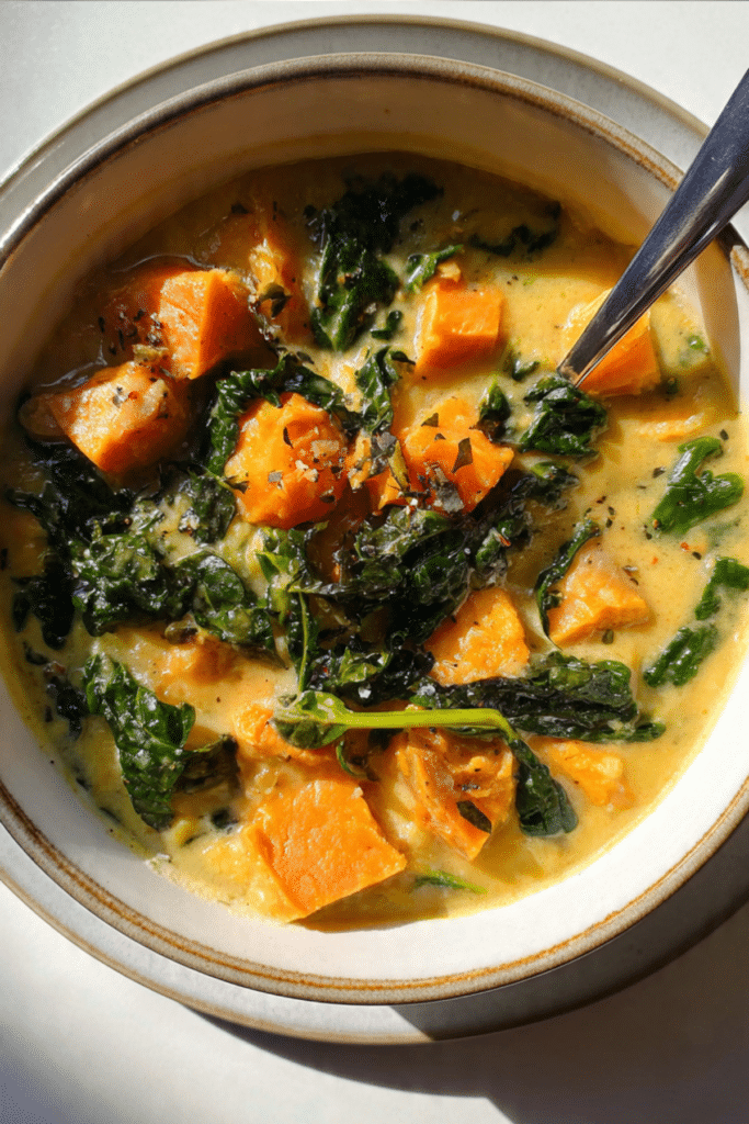 Sweet Potato Oat Soup