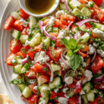 Tomato Cucumber Herb Salad
