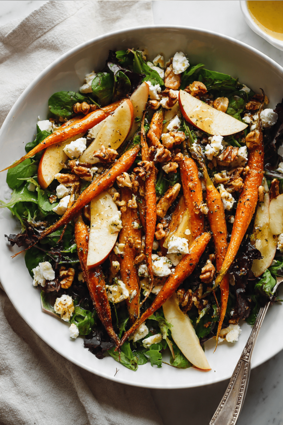 Roasted Apple & Carrot Salad