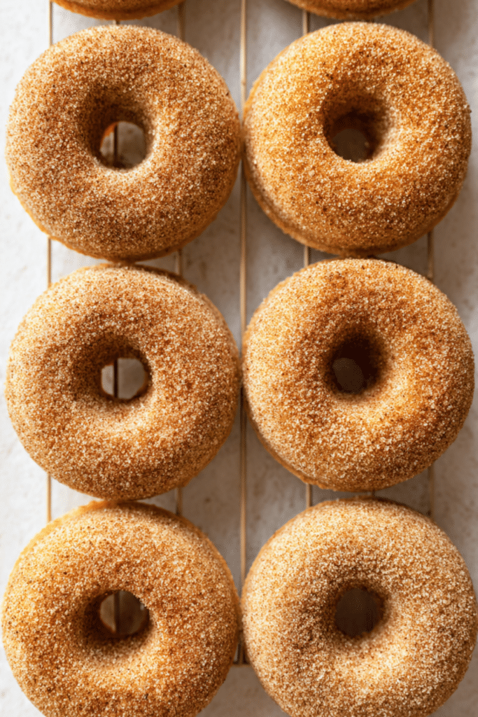 Baked Cinnamon Sugar Donuts