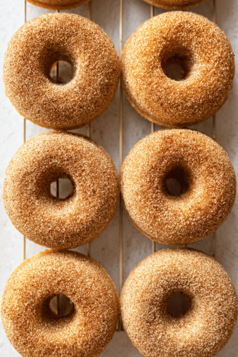 Baked Cinnamon Sugar Donuts