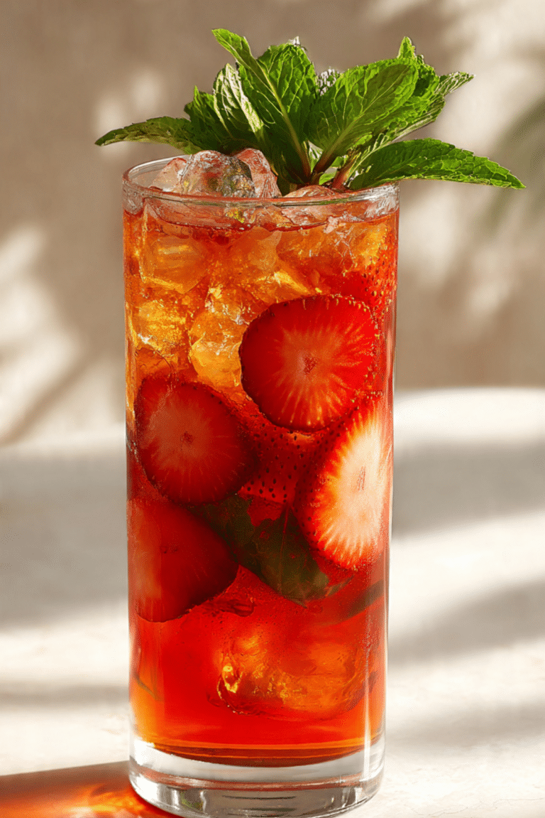 Strawberry Iced Tea