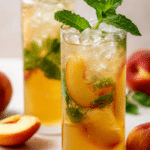 Peach Mint Iced Water