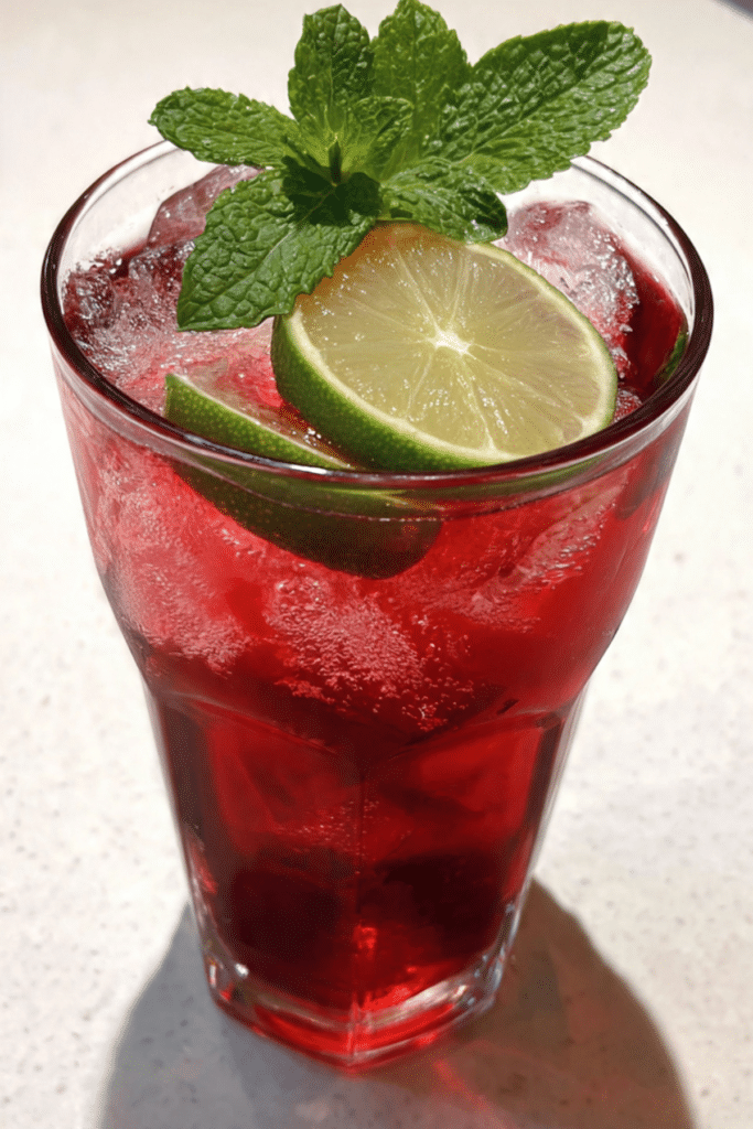 Iced Hibiscus Tea