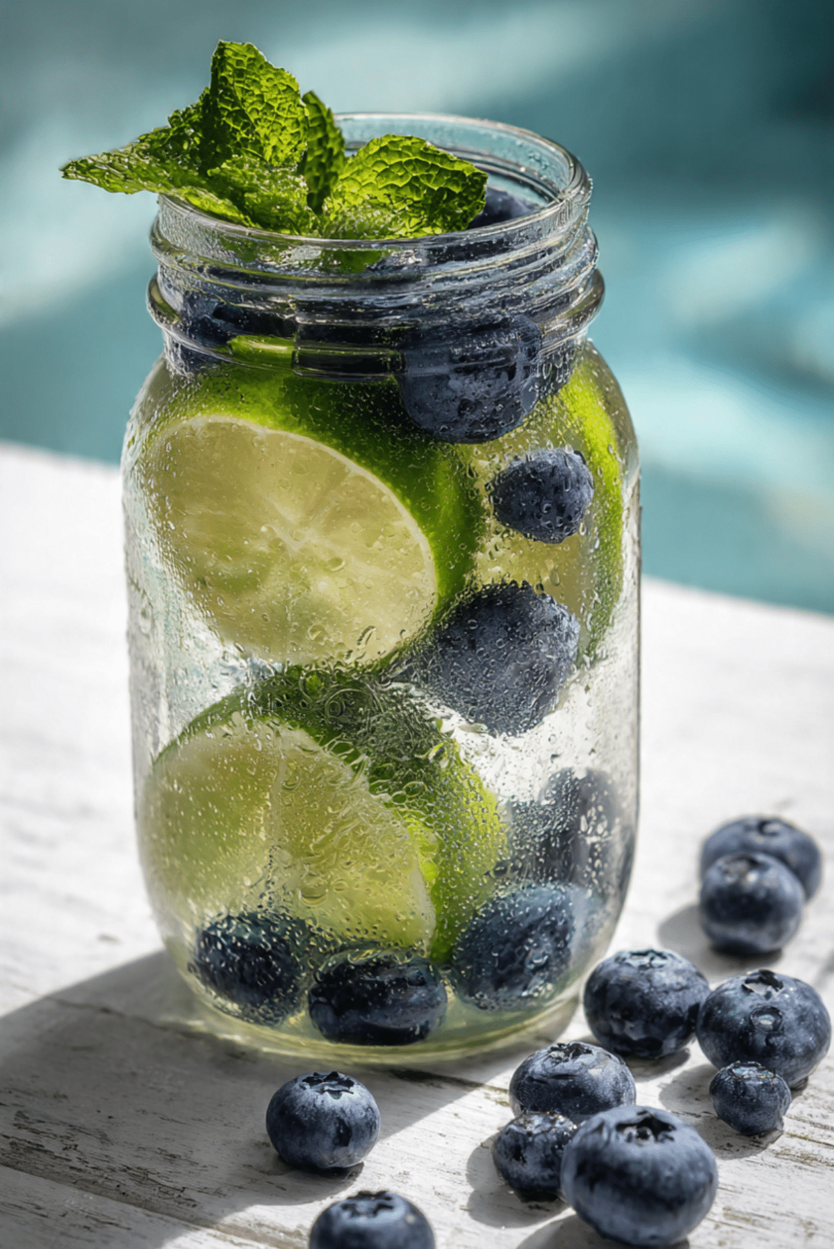 Blueberry Mint Water