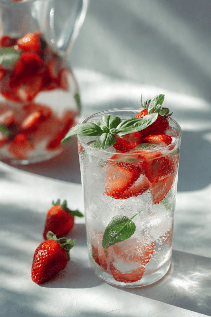 Strawberry Basil Water