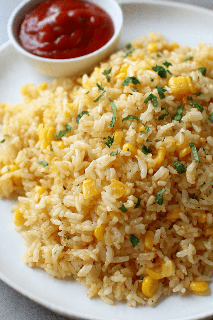 Sweet Corn Rice Bake