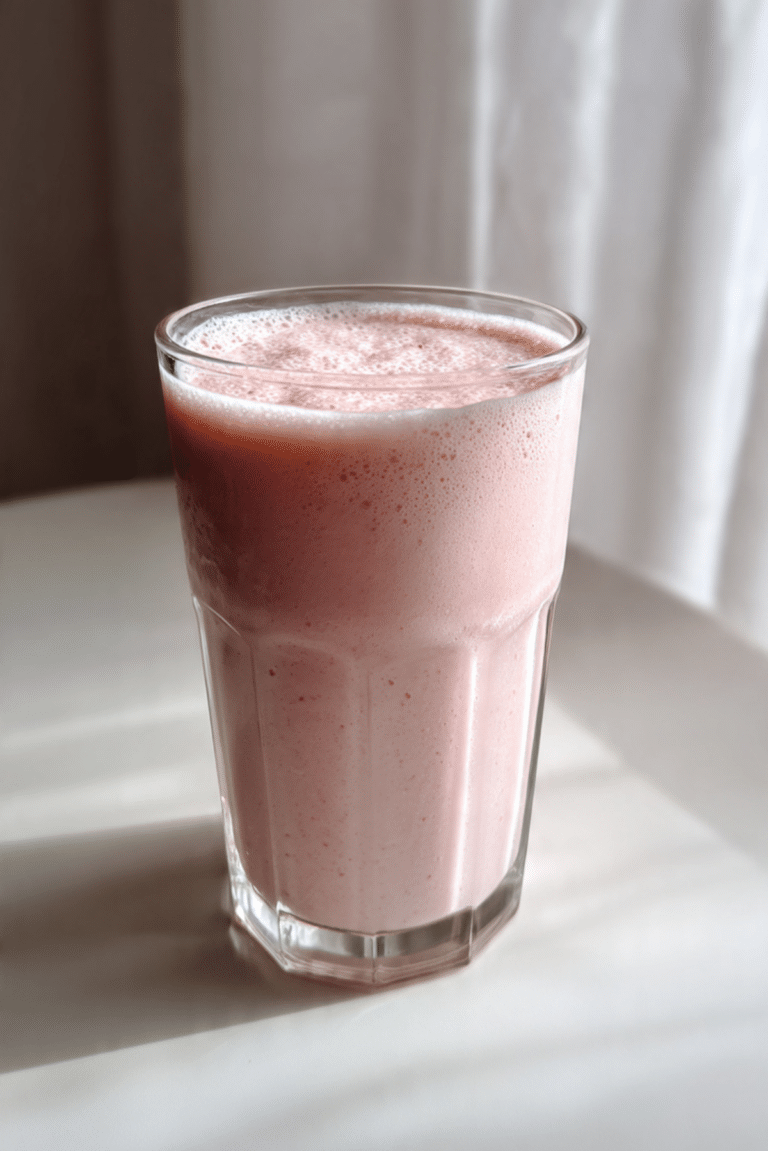 Strawberry Oat Milk Shake