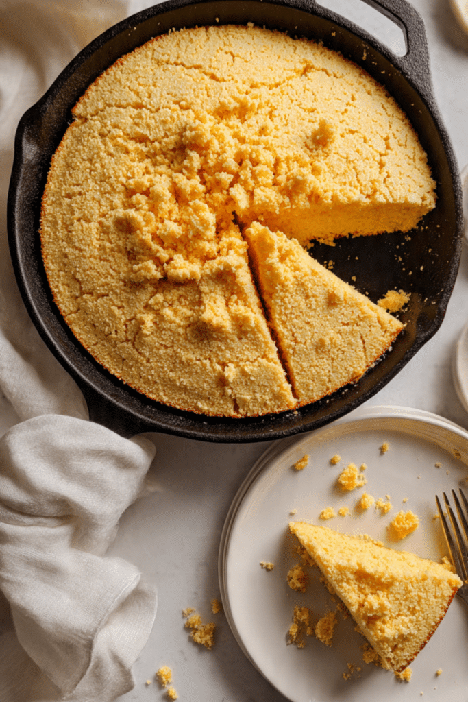 *Skillet Cornbread Crumbs*