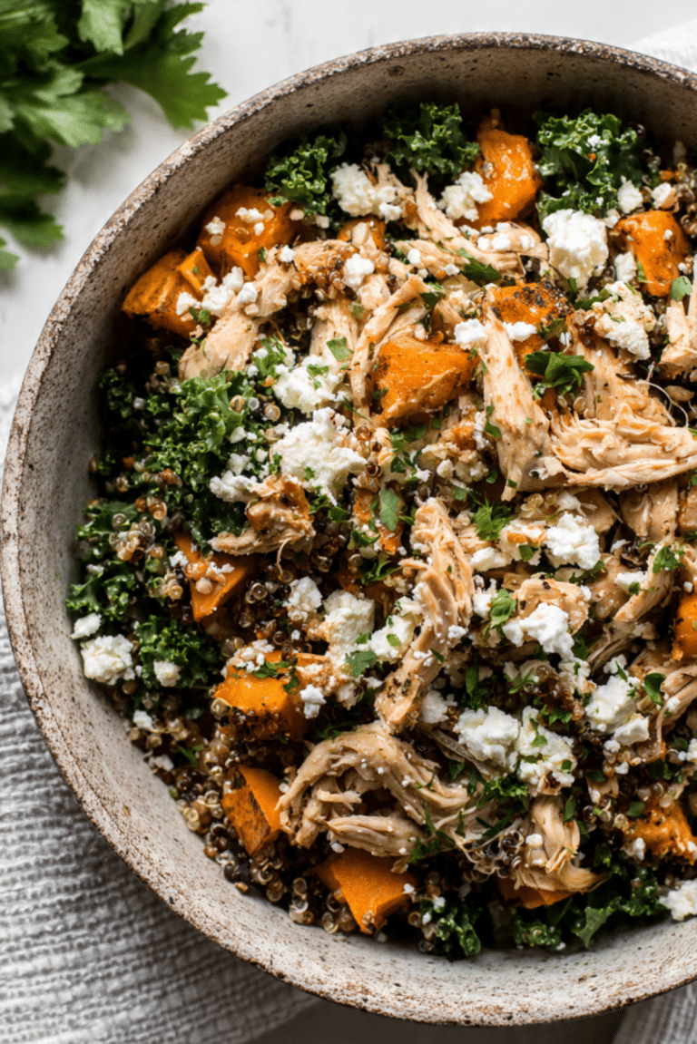 Warm Chicken Grain Bowl